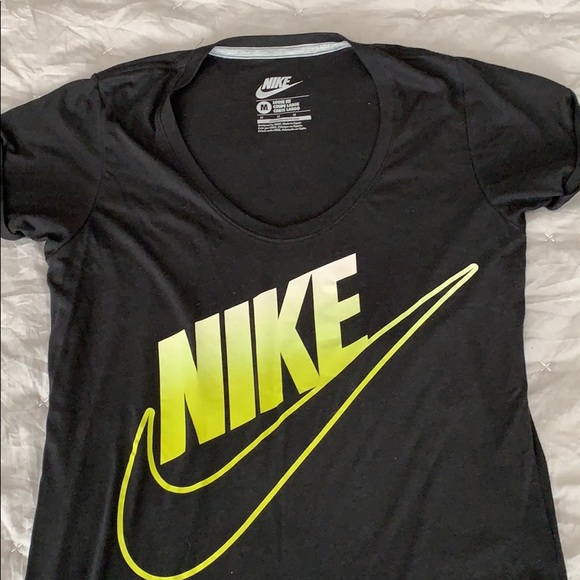 nike t shirts yellow and black